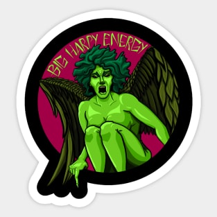 Big Harpy Energy Sticker